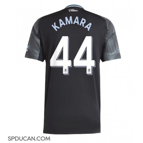 Muški Nogometni Dres Aston Villa Boubacar Kamara #44 Gostujuci 2025-26 Kratak Rukav Muški Nogometni Dres Aston Villa Boubacar Kamara #44 Gostujuci 2025-26 Kratak Rukav